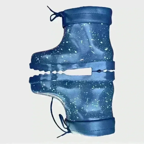 NIB MINI MELISSA Rain/Snow Boots II Blue - Size 10 - Picture 7 of 11